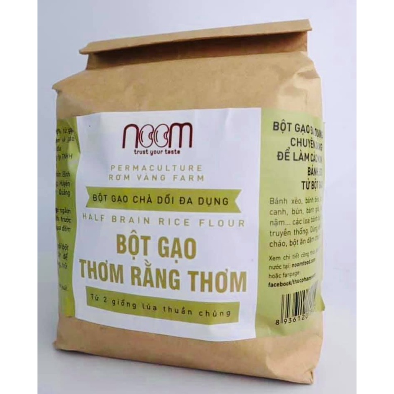 Bột Gạo Thơm Rằng Thơm 1,5kg - Noom (làm từ gạo xát dối thuần chủng)