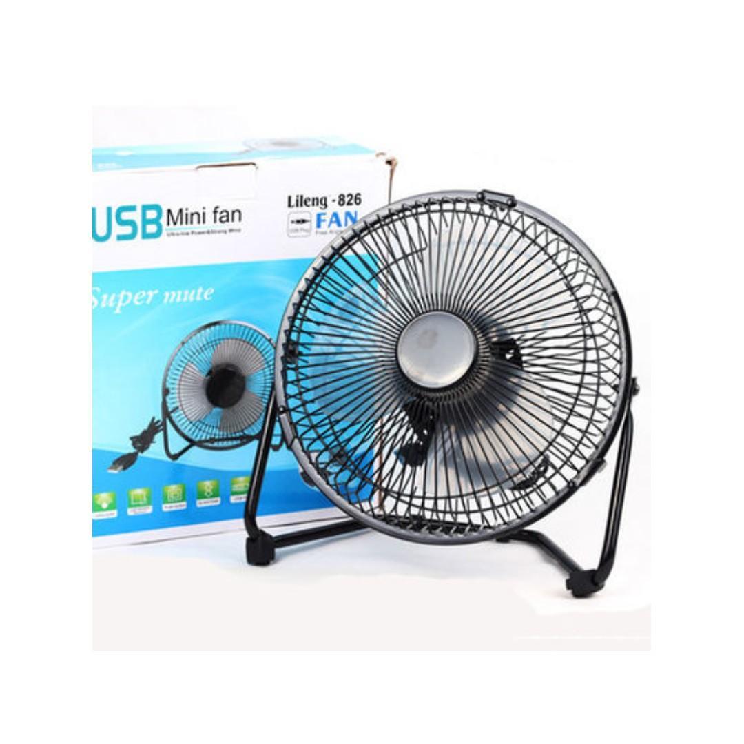 Quạt mini lồng sắt Lileng loại lớn 819 (Đường kính cánh quạt 15cm)