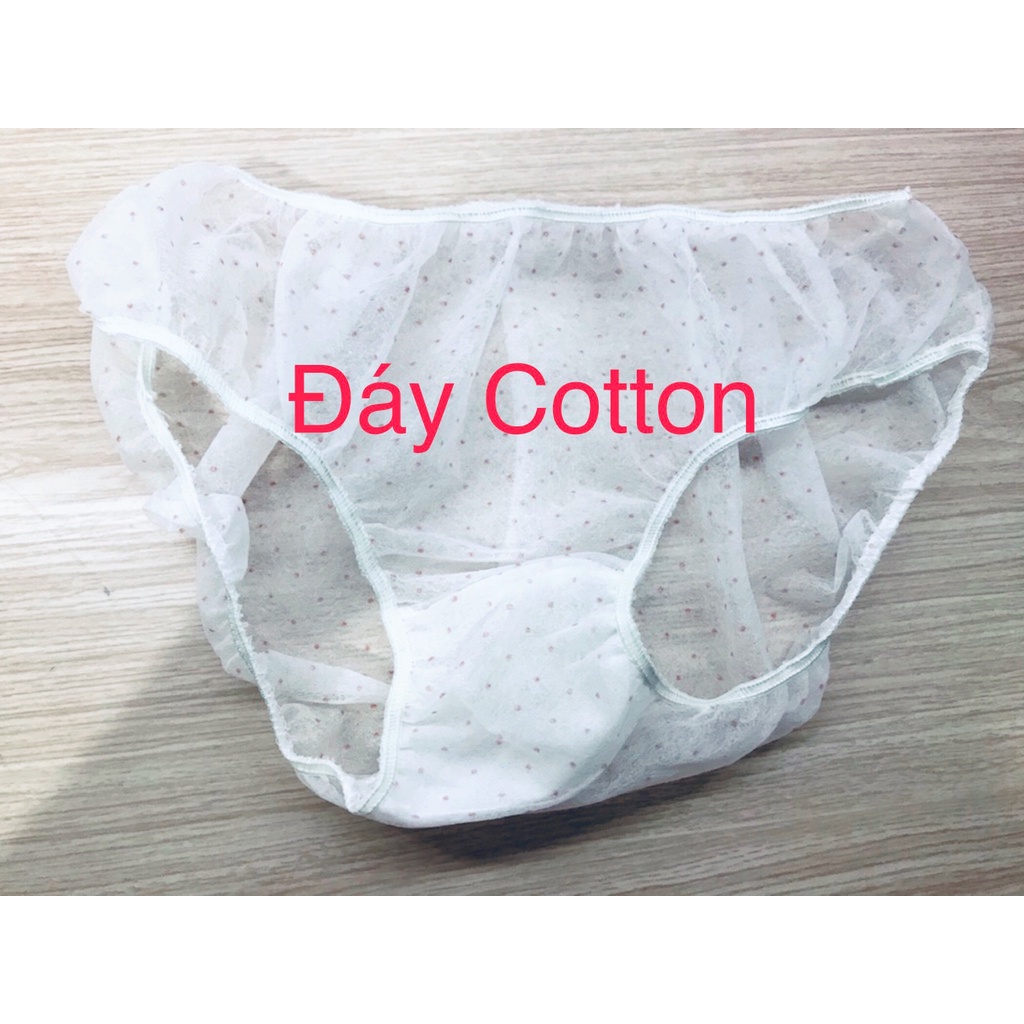 Combo 5 Gói Quần Lót Giấy Happy Days Xanh 1 gói 5 chiếc (MSP: Đáy Liền - 1lớp đáy, Đáy Cotton - 2lớp đáy, Lưng Ren - 2lớp đáy)