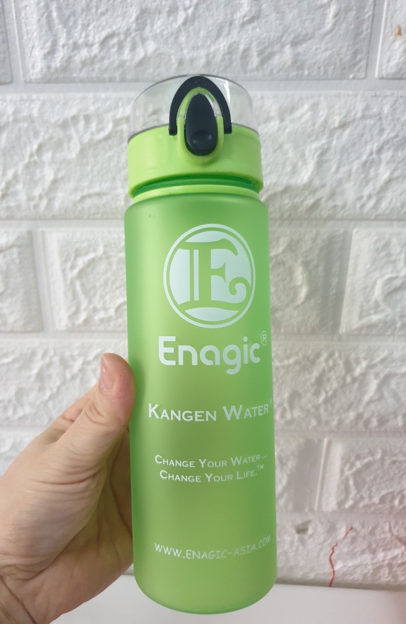 Bình Enagic 500ml Đựng Nước Ion kiềm Giữ Hydrogen (phù hợp với học sinh đi học)