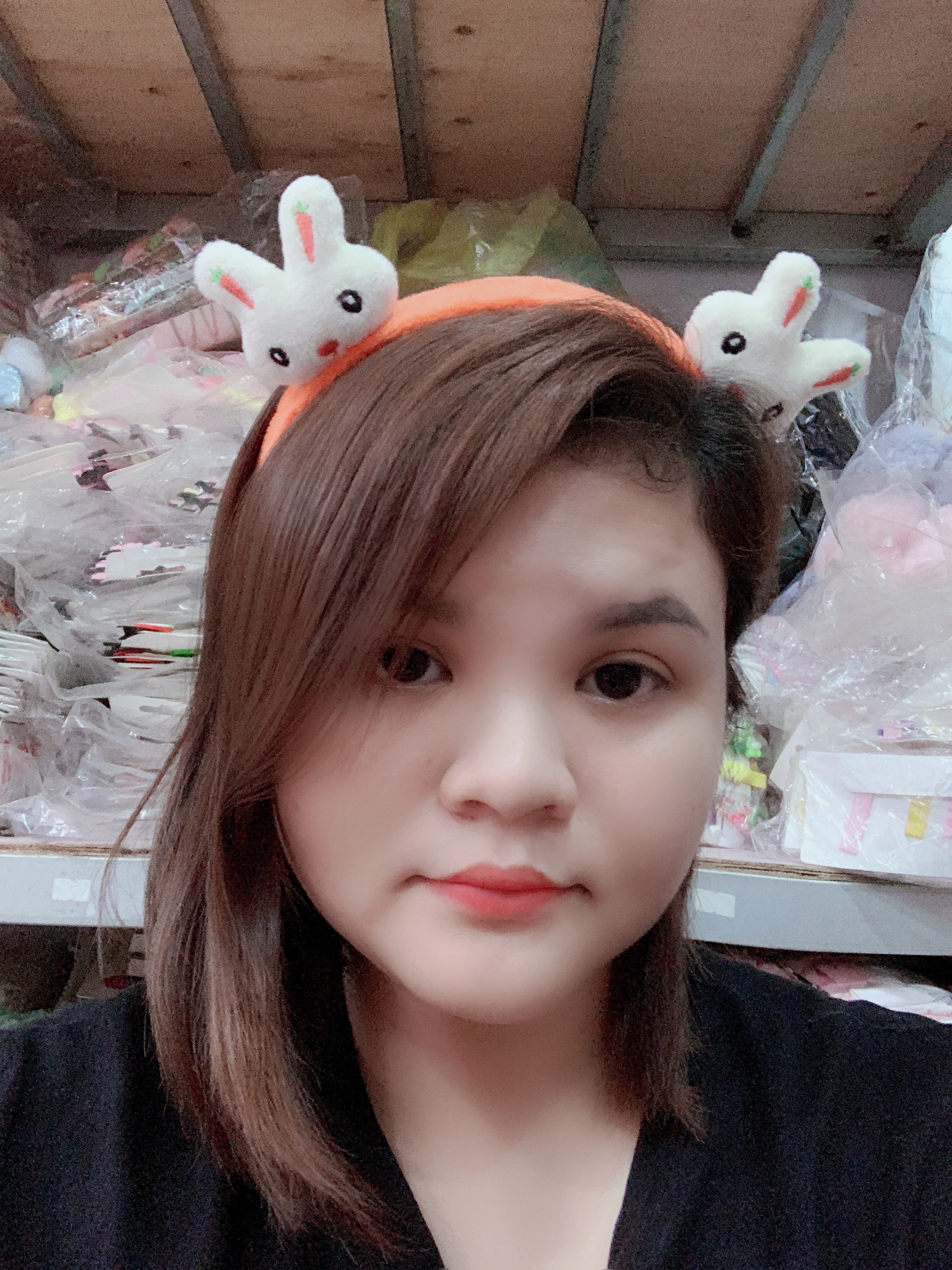Băng Đô Cài Tóc Thỏ Tai Carot