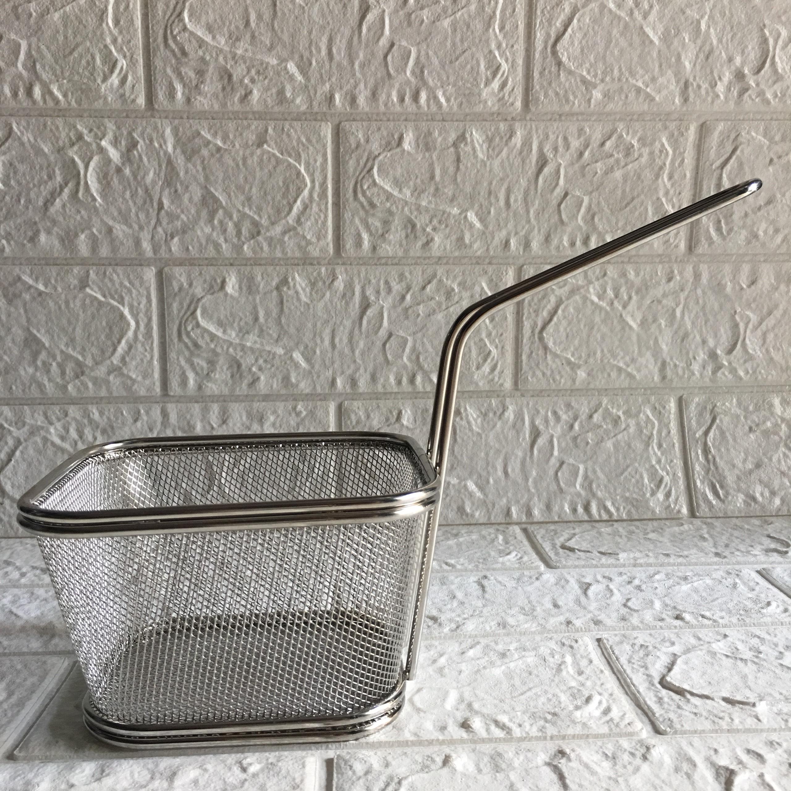 Rổ lưới Inox vuông tròn dùng cho nhà bếp.