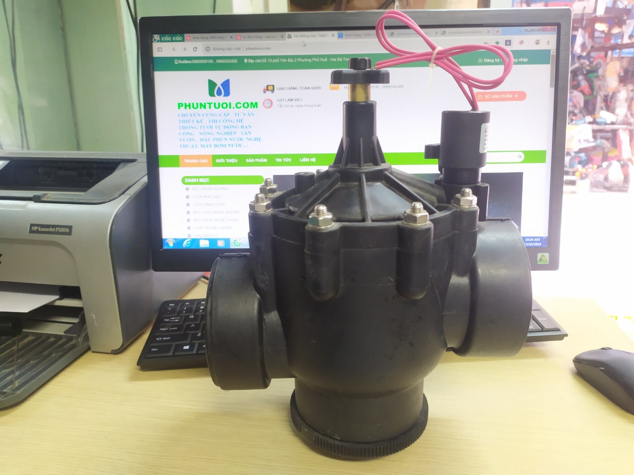 Van điện từ ngoài trời phi 90mm - 220v/24vac/24vdc