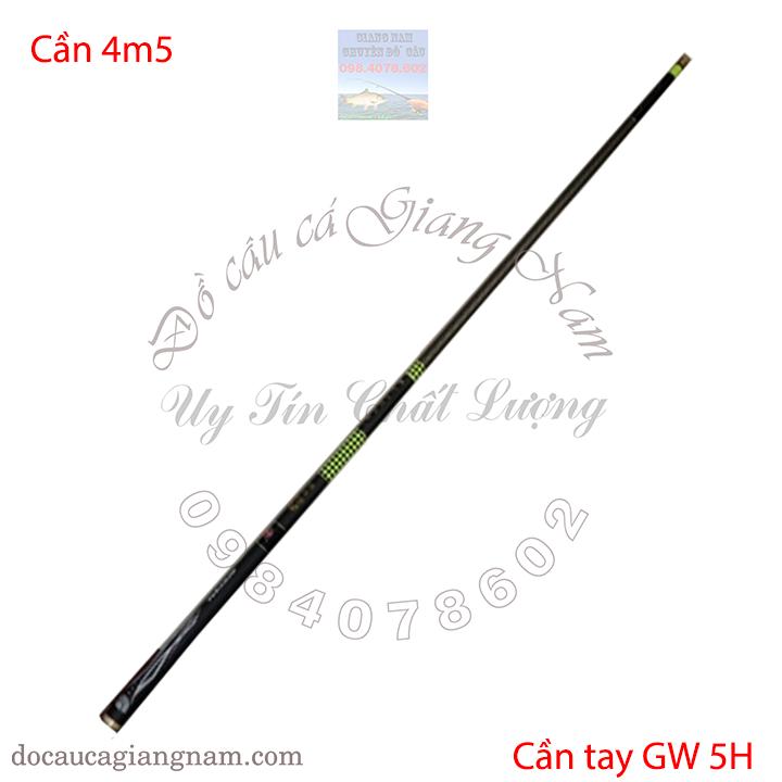Cần Câu Tay GW 5H Cần Rất Khoẻ và đẹp . Kích thước chính xác của sản phẩm này là:  4m5 ( rẻ vô địch ) big sale