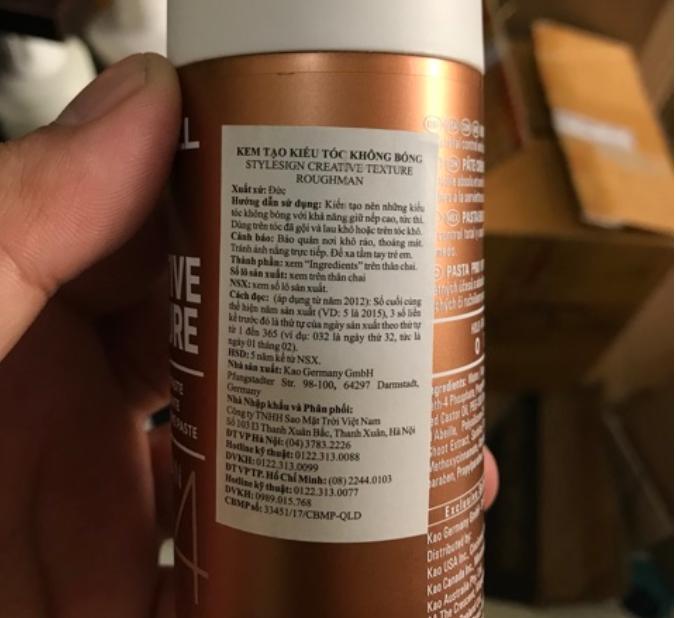 [HCM]Paste tạo kiểu Goldwell Roughman Creative Texture 100ml - Mẫu mới