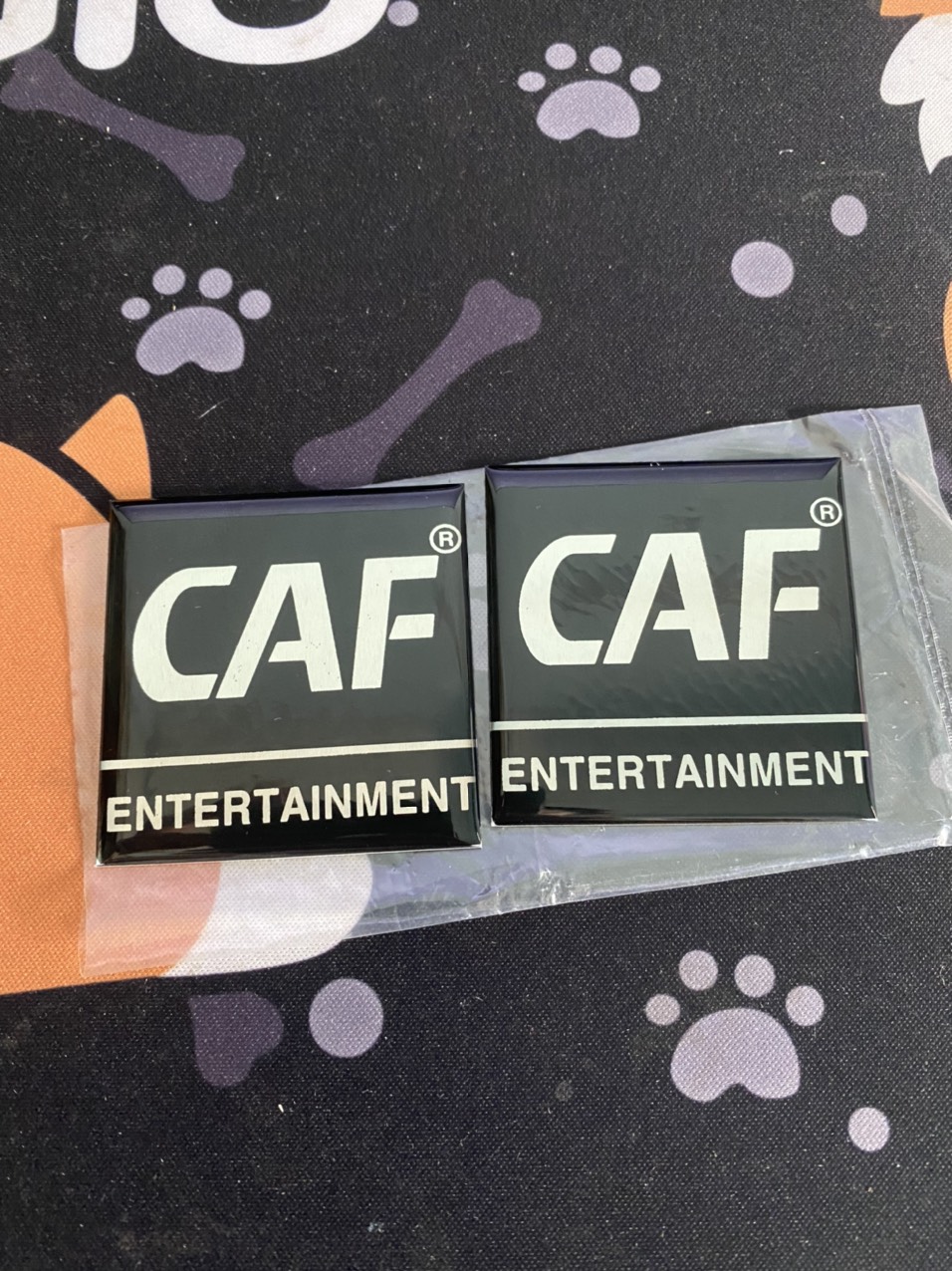 Tem Loa CAF Dán Thùng Loa Vuông 5cm ( giá 2 tem )