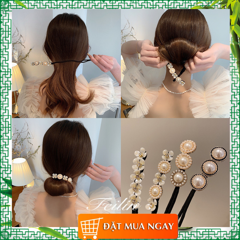 [Mới] 1 cây QUẤN BÚI TÓC nữ xinh duyên dáng