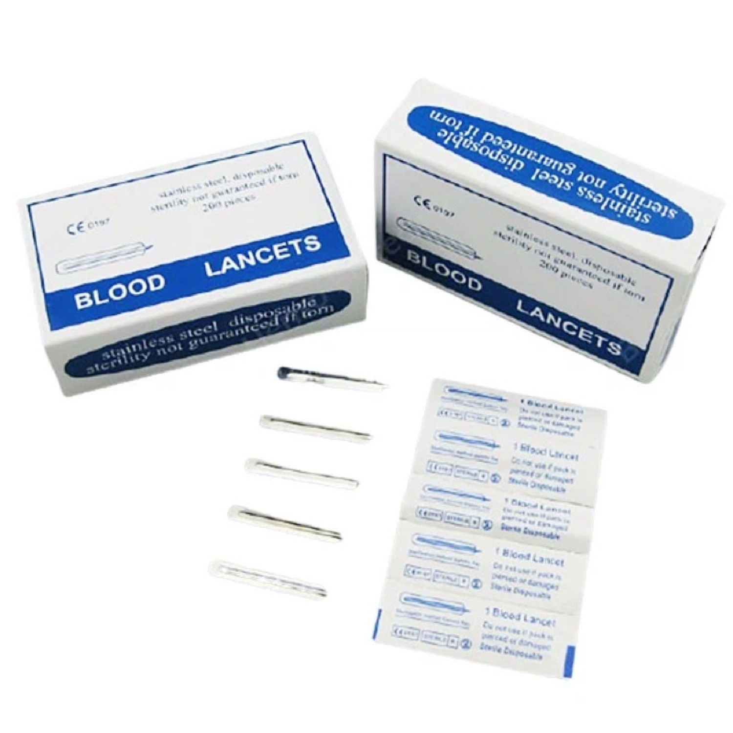 Kim chích mụn/Kim nặn mụn (Hộp 200 chiếc)