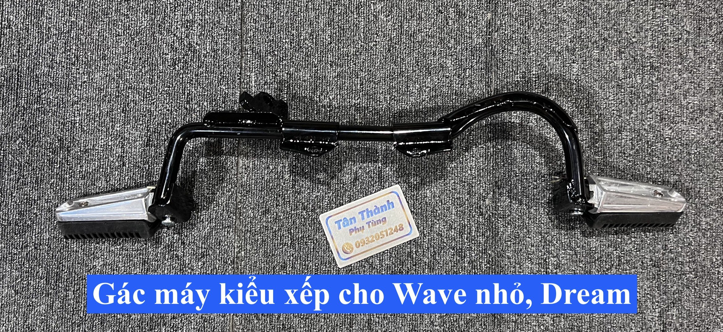 Gác máy kiểu xếp gắn cho Wave nhỏ,ZX, Dream