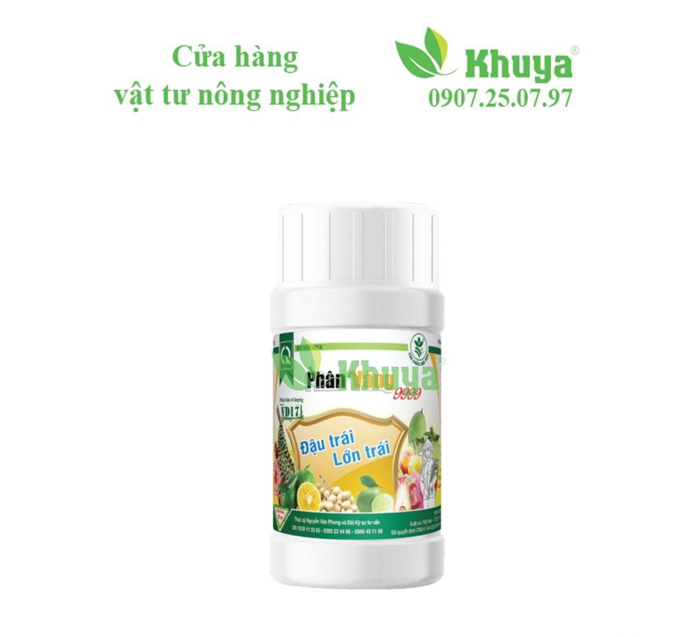 Phân bón lá vidan phân vàng 9999 chai 100ml đậu trái lớn trái