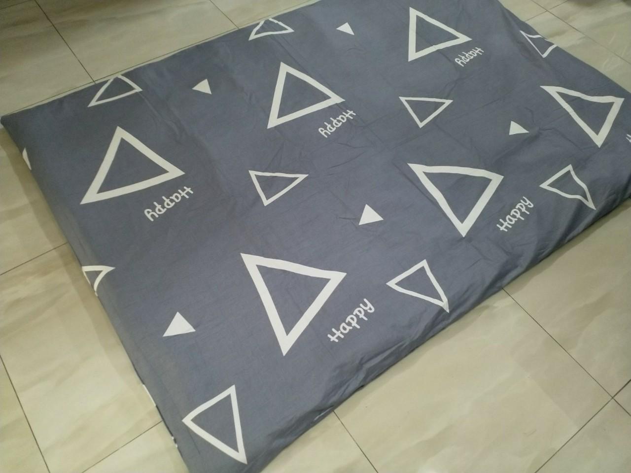 BỘ NỆM TRẢI SÀN VÀ VỎ BỌC NỆM 1M6*2M*4CM