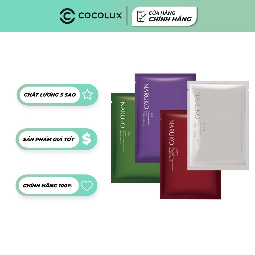 [Mã SKAMCLU9 giảm 10% đơn 100K] Mặt Nạ Naruko Hộp - [Coco Shop]