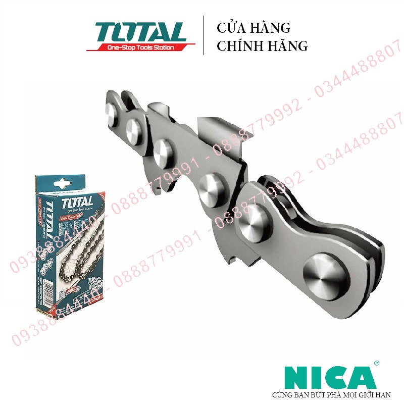 Xích dùng cho máy cưa xăng total tgtsc185 xích máy cưa gỗ 18 inch total lam xích