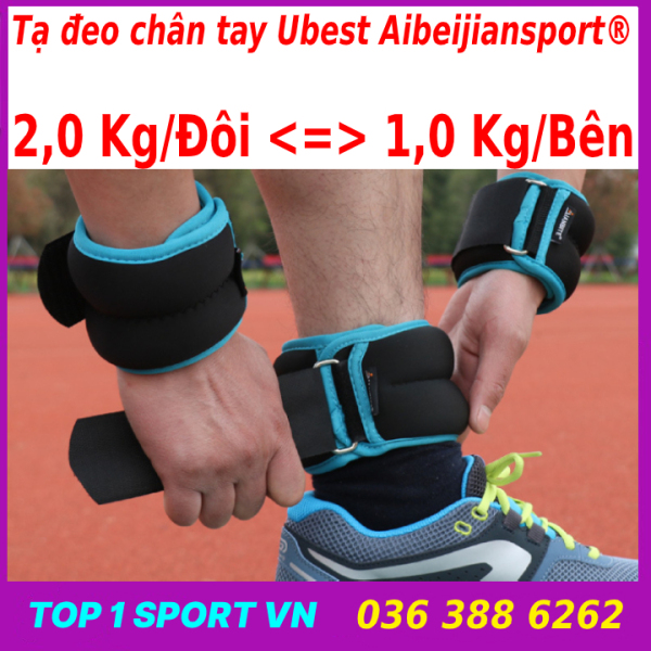 Tạ đeo chân tay Ubest Aibeijiansport® phiên bản 3.0 ( 1 đôi ) - Thế hệ tạ chân tay siêu gọn nhẹ và tiên tiến nhât hiện nay - Bảo hành 6 tháng