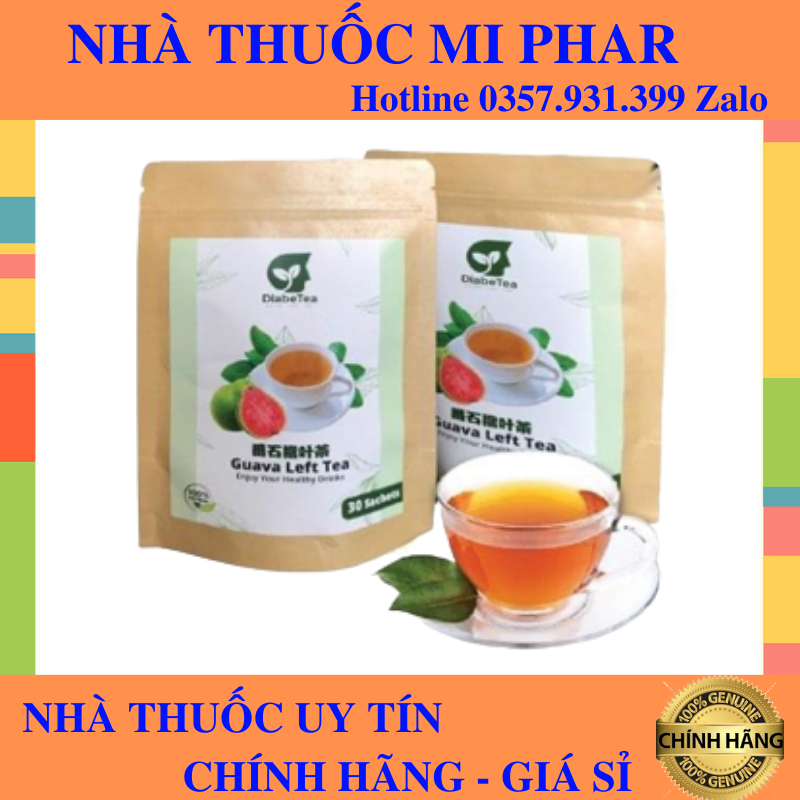 Trà búp ổi diabetea giảm đường huyết ngăn biến chứng tiểu đường 60 gói dùng 1 tháng
