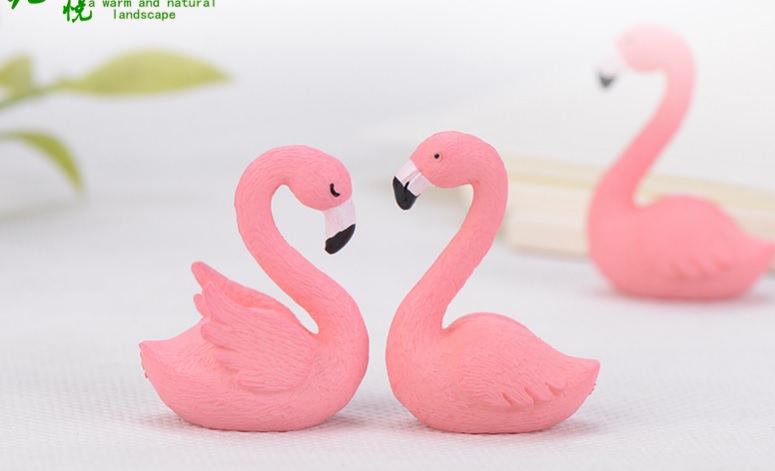 Tiểu Cảnh Trang Trí _ Mô hình Hồng Hạc