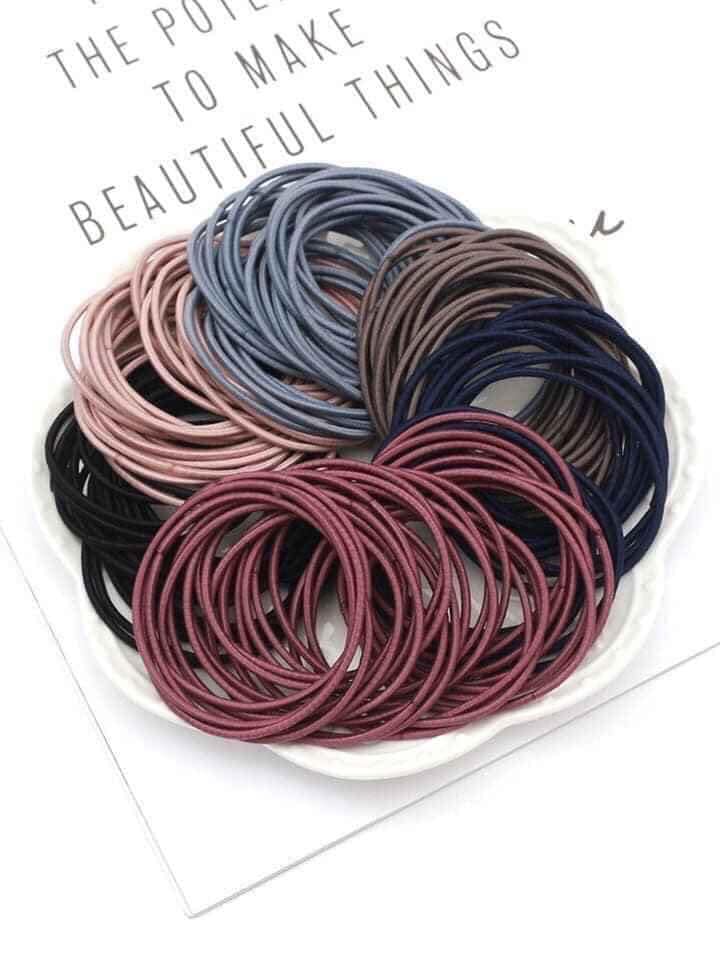 combo 10 dây buộc tóc nữ nhiều màu
