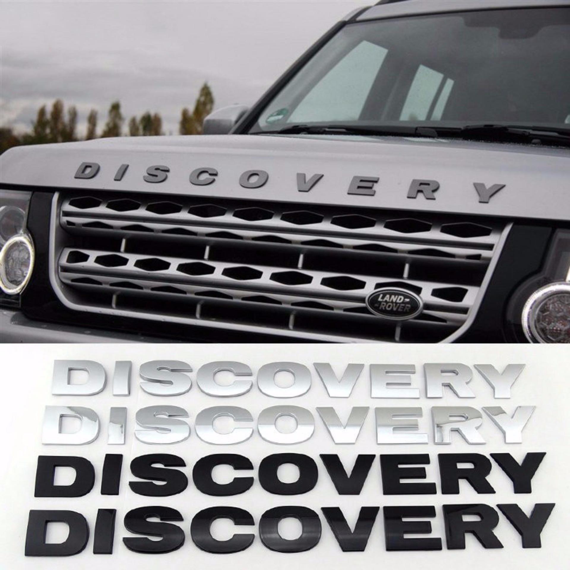 Tem chữ nổi 3D DISCOVERY màu Đen