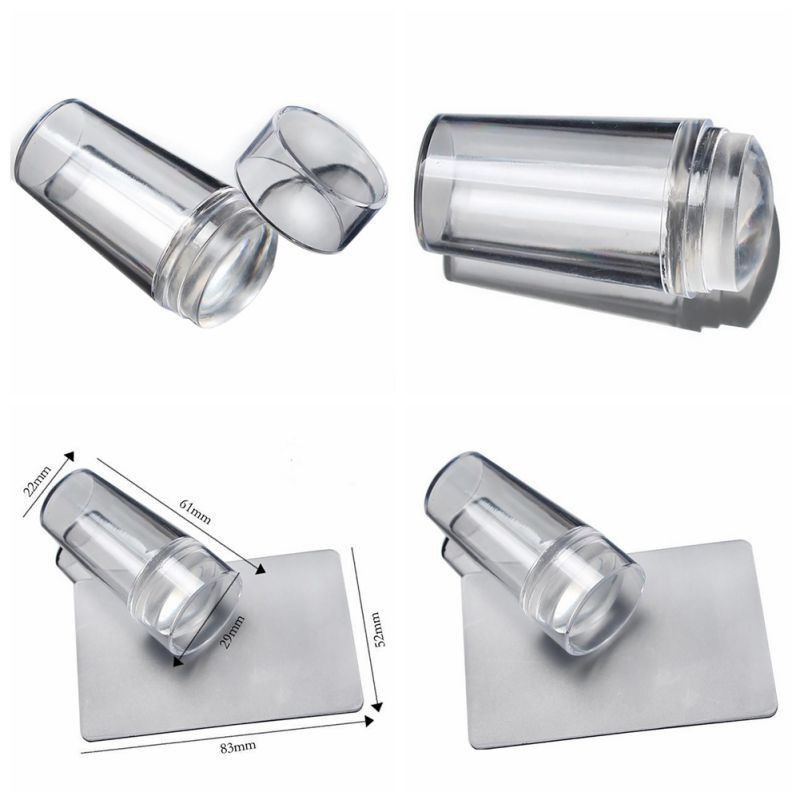 Con dấu silicon in hình nên móng tay