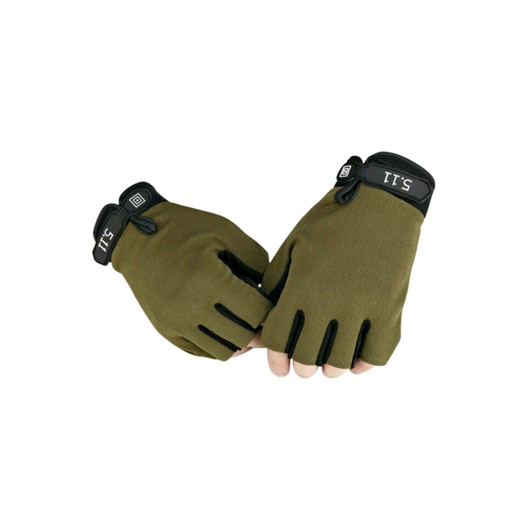 Găng tay cụt 5.11 xanh
