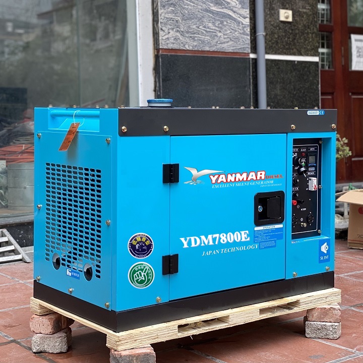 Máy Phát Điện Chạy Dầu 6Kw Yanmar YDM7800E