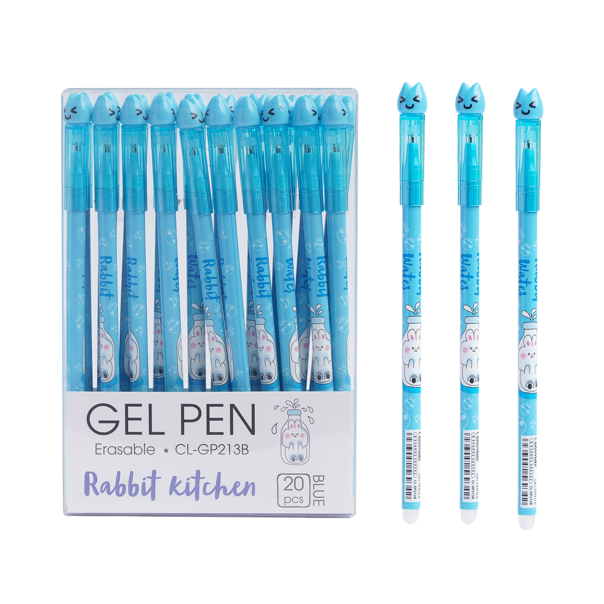 Bút Gel Xóa Được Classmate 1 Chiếc Mực Xanh, Đen, Tím - Bút Bi Mực Nước Ngòi 0.5mm Thiết Kế Dễ Thương Dành Cho Học Sinh, Văn Phòng GP213