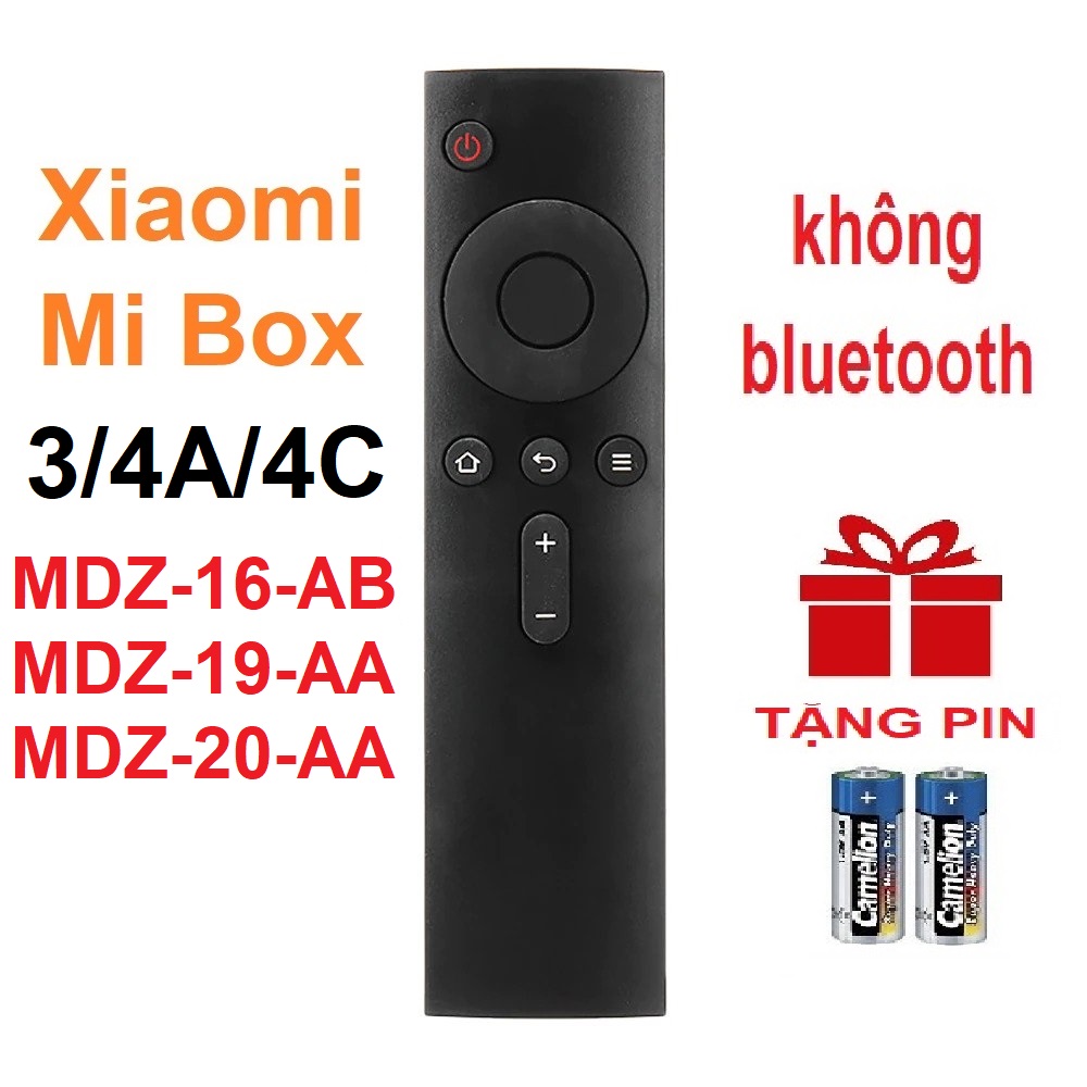 [HCM]Remote điều khiển Xiaomi Mi BOX 3 4A 4C MDZ-16-AB MDZ-19-AA MDZ-20-AA (KHÔNG MICRO - Tặng pin)