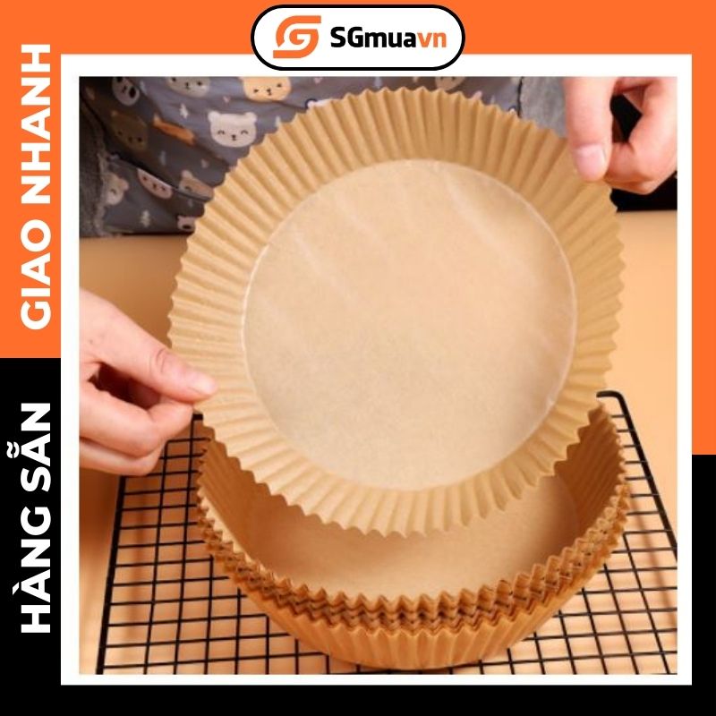 Combo 150 Giấy nến lót nồi chiên không dầu