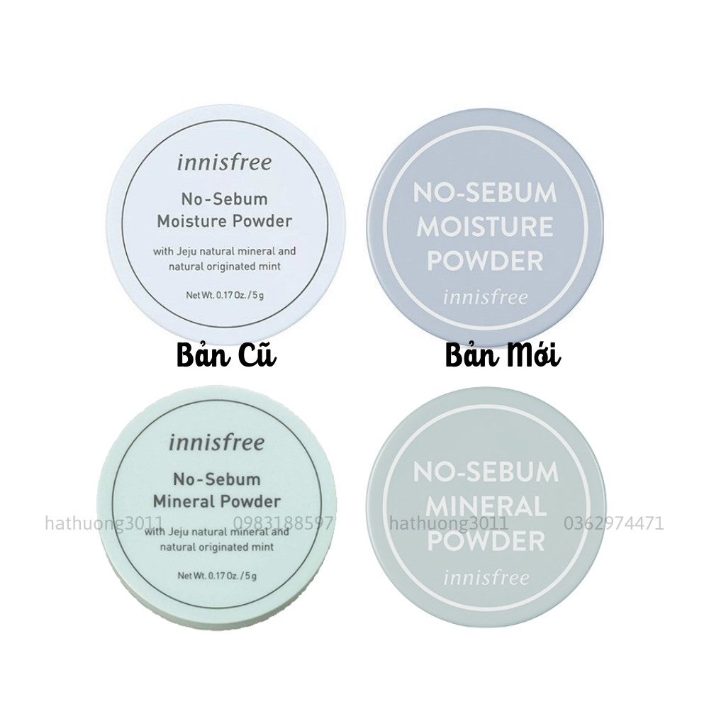[SẴN + BILL] Phấn Phủ Bột Innisfree Kiềm Dầu NoSebum Powder.