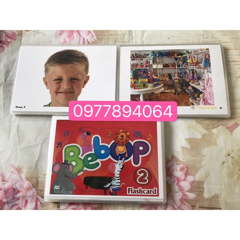 Flashcards Bebop 2 -size A5-2 mặt ép plastics- 87 thẻ