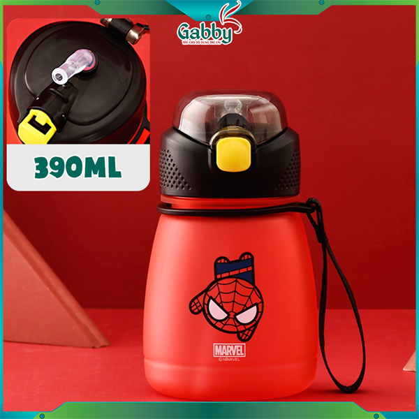 BÌNH UỐNG 390ML DISNEY ( SPIDERMAN - CAPTIAN - MINNIE - MICKEY )