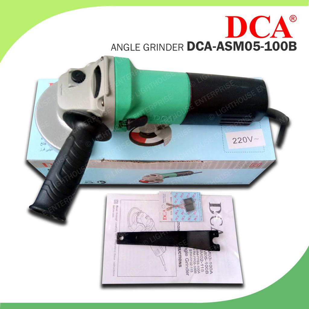 Máy mài góc 100mm 850W DCA ASM05-100B (Xanh)
