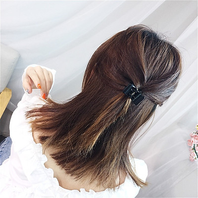 Kẹp tóc càng cua 3 răng bầu in trái bơ cute