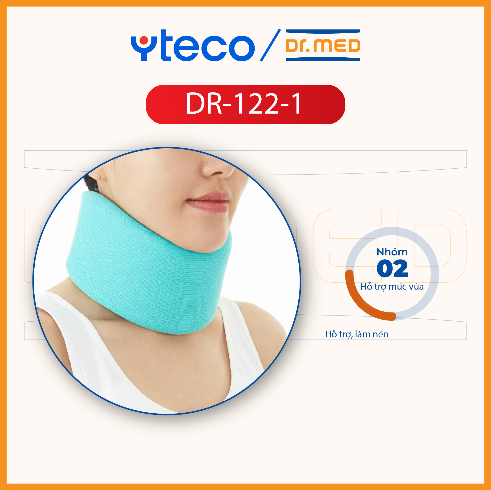 [HCM] Đai cố định cổ mềm Dr.MED DR-122-1