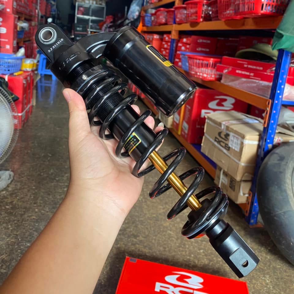 Phuộc sau RCB MB2 Air Blade Đen ty vàng