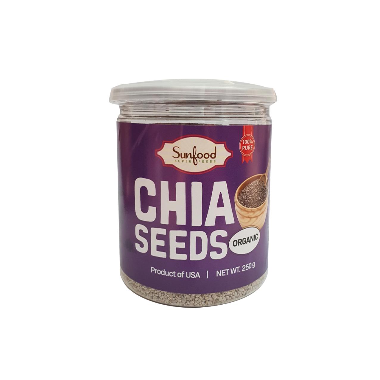 Hạt chia trắng Sunfood hũ 250g
