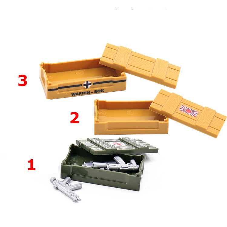 Combo 2 hòm trang bị cho quân lính no.086 - phụ kiện moc army