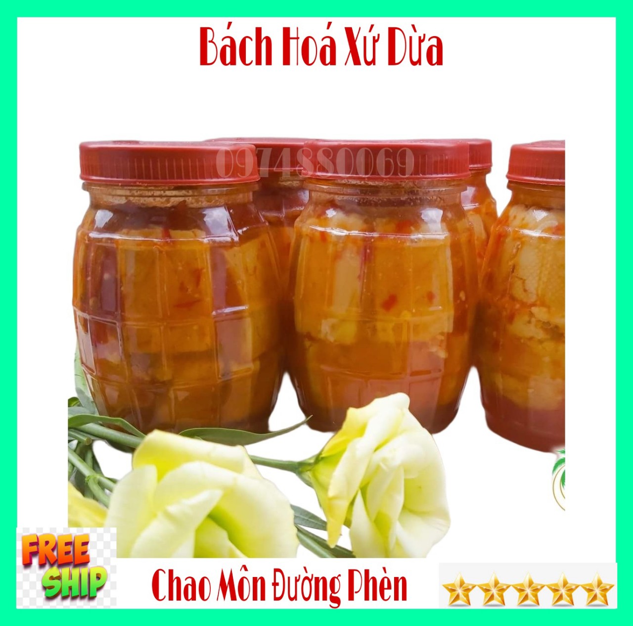 (FREESHIP) Hủ 450gr Chao môn đường phèn siêu béo