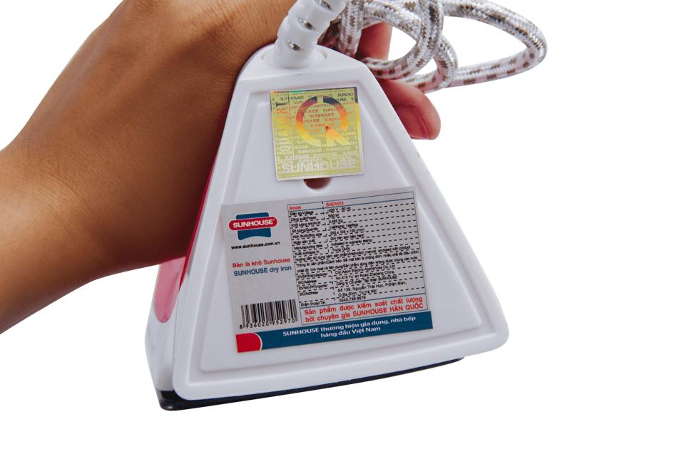 Bàn là điện khô Sunhouse SHD1072