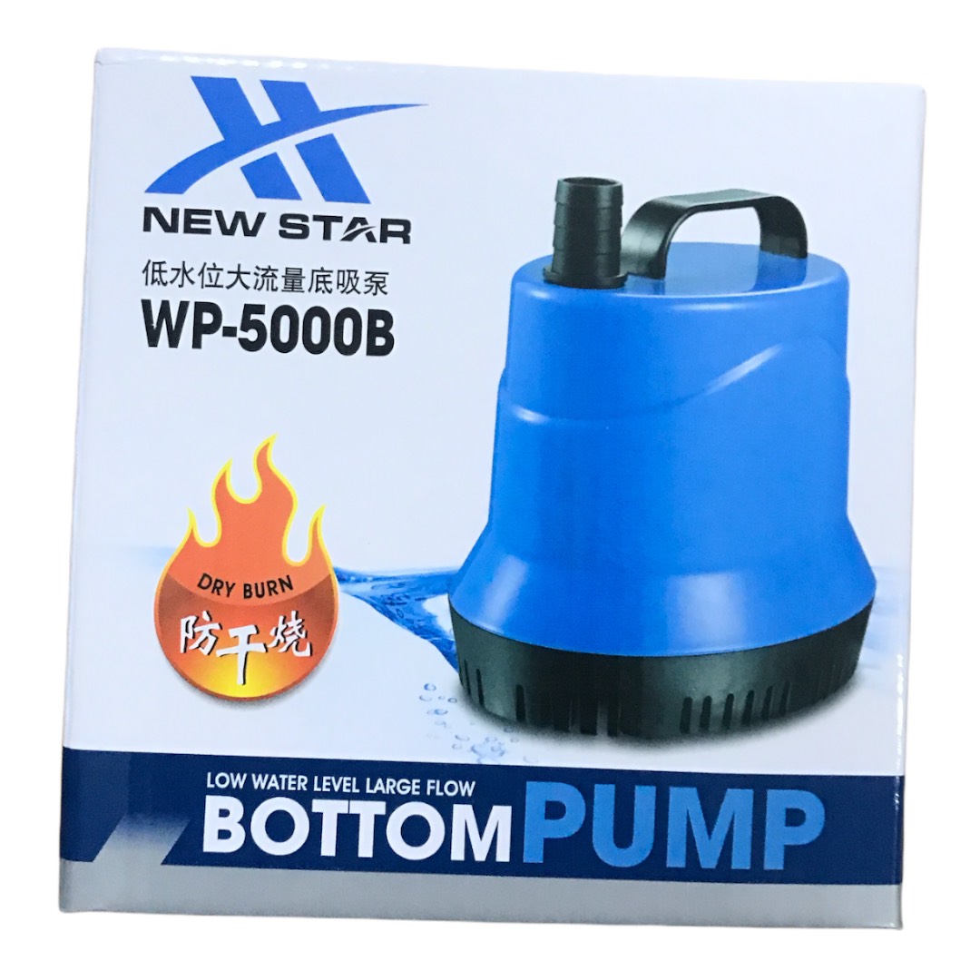Máy Bơm Hút Đáy Hồ Cá 360 độ WP-3000B-4000B-5000B-6000B