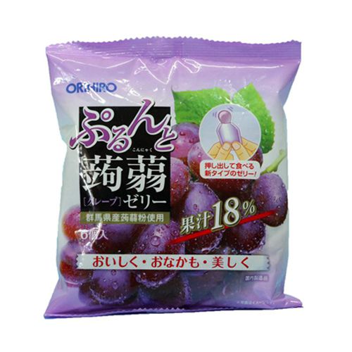 BÁO GIÁ THẠCH VỊ ĐÀO ORIHIRO 120G | Shopee Lazada Sendo Tiki mới nhất 18 Thạch trái cây Orihiro túi 6 viên 120g hàng Nhật Bản vị Nho Tím