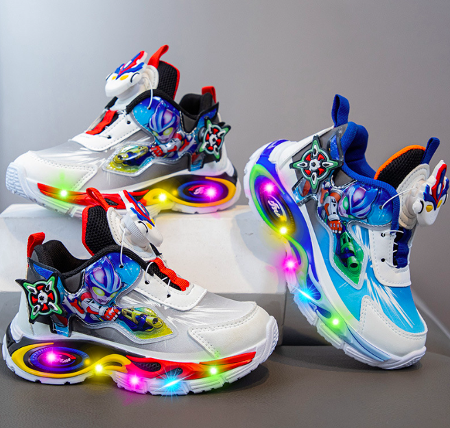 GIÀY TRẺ EM ĐÈN TỰ ĐỘNG CAO CẤP  CÓ ĐÈN XINH XINH MỀM VÀ NHẸ