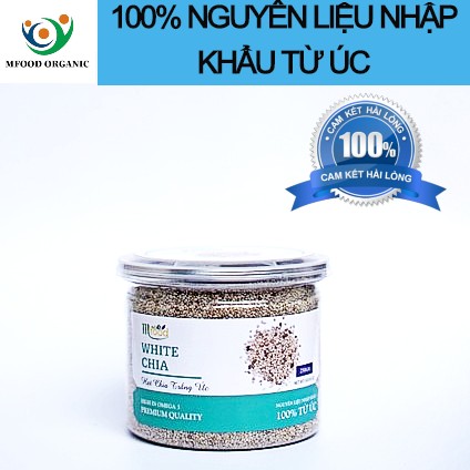[HCM]Hạt Chia Trắng MFOOD Hũ 250g