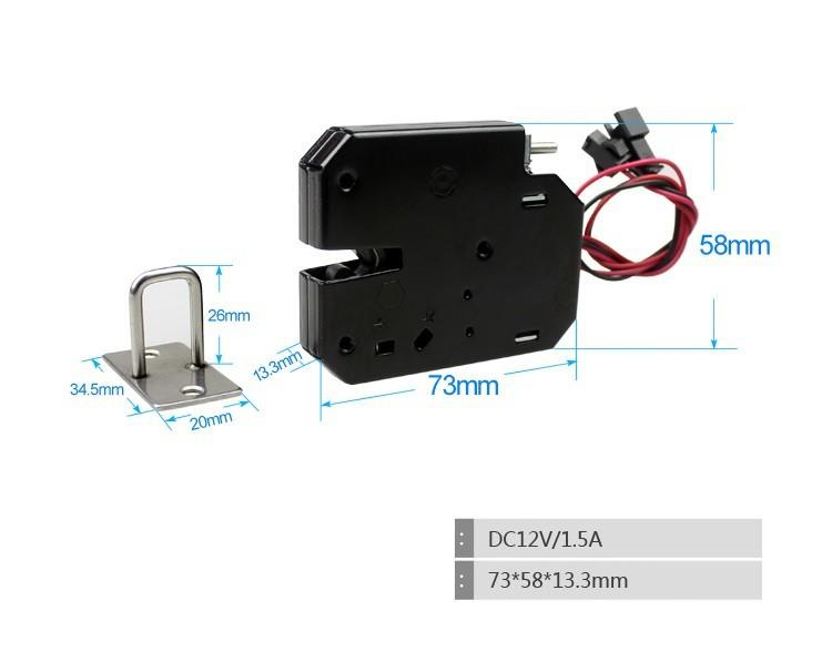Khóa Điện Từ 4 Dây