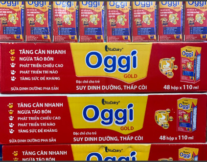[HCM]Sữa bột pha sẵn oggi suy dinh dưỡng 110ml (Thùng 48 hộp)