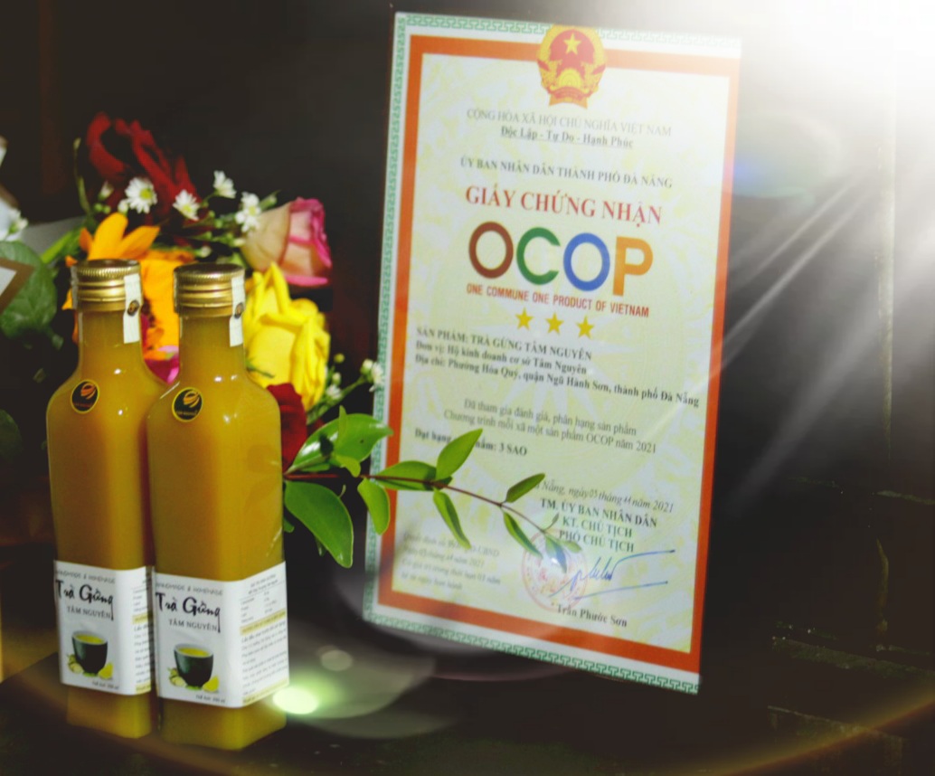 TRÀ GỪNG TÂM NGUYÊN (siro gừng/ tinh chất gừng tươi) 250ml