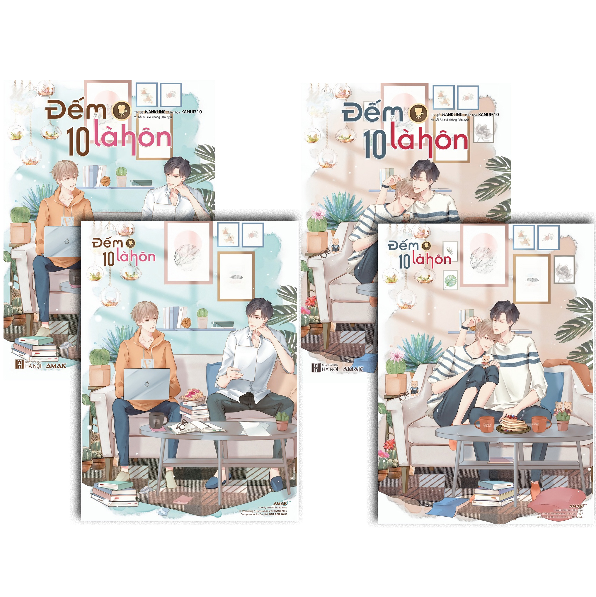 Sách - đếm 10 là hôn