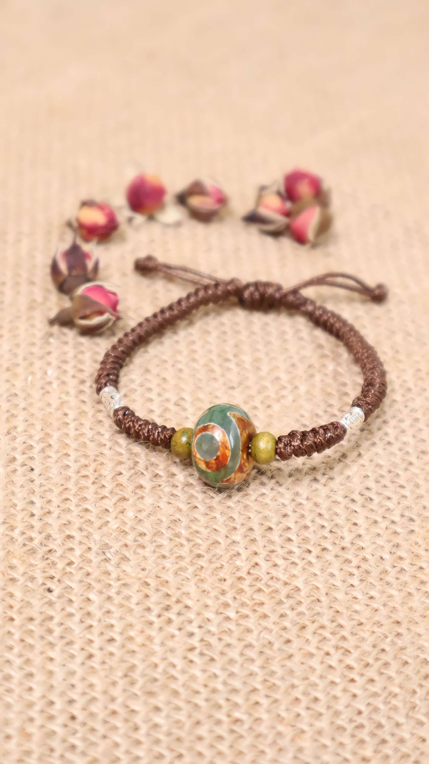 Tibetan Dzi bracelet