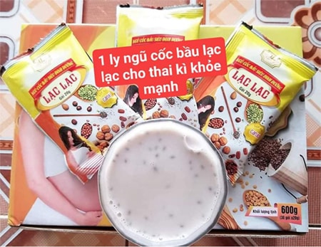 Ngũ Cốc Bầu Lạc Lạc Premium Cho Bà Bầu (Hộp 600g)
