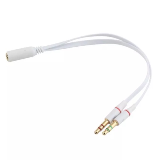 Jack chuyển đổi tai nghe 1 chân sang audio và micro